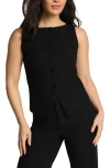 Spanx ® Button-up Vest In Black
