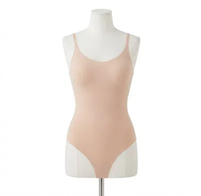 Spanx Cami Thong Bodysuit In Champagne Beige In Neutral
