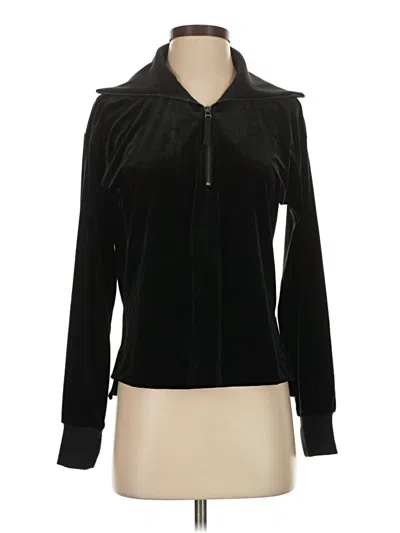 Pre-owned Spanx Cardigan Sweater In Black