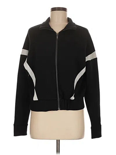 Pre-owned Spanx Cardigan Sweater In Black