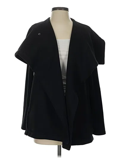 Pre-owned Spanx Cardigan Sweater In Black