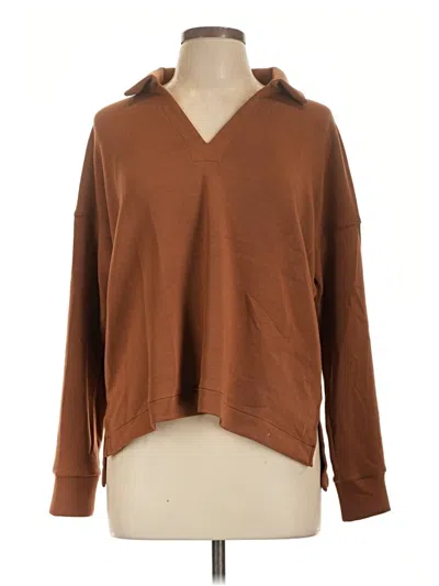 Pre-owned Spanx Cardigan Sweater In Brown