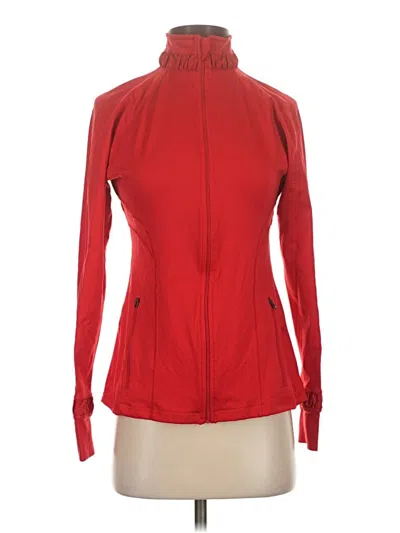 Pre-owned Spanx Cardigan Sweater In Red