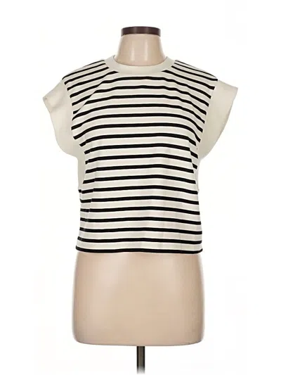 Pre-owned Spanx Cardigan Sweater In White