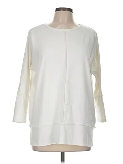 Pre-owned Spanx Cardigan Sweater In White