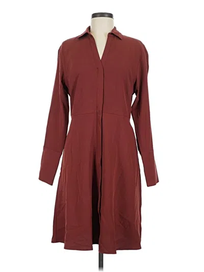 Pre-owned Spanx Casual Dress In Burgundy