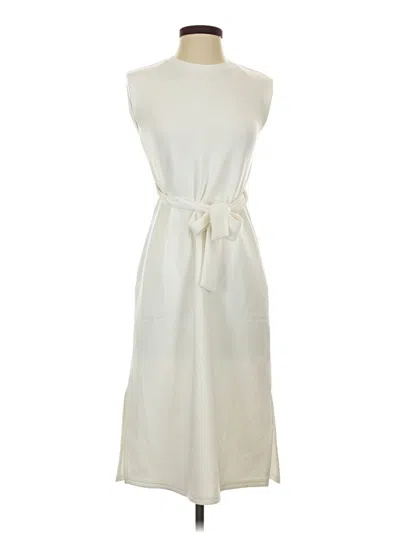 Pre-owned Spanx Casual Dress In White