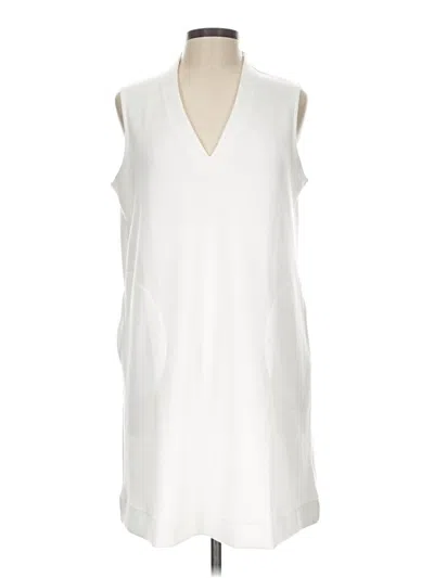 Pre-owned Spanx Casual Dress In White