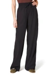 Spanx On The Move Wide Leg Pants In Black