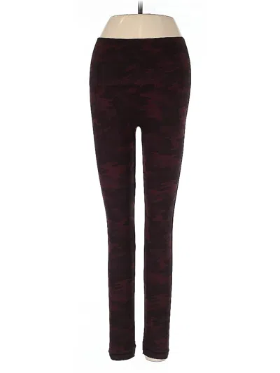Pre-owned Spanx Casual Pants In Burgundy