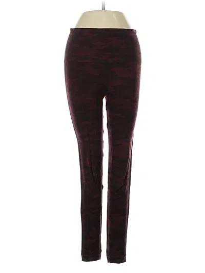Pre-owned Spanx Casual Pants In Burgundy