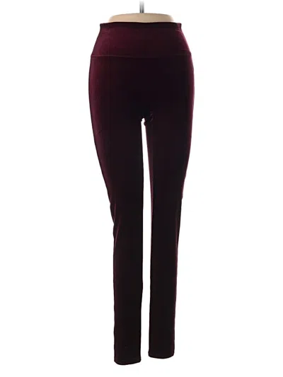 Pre-owned Spanx Casual Pants In Burgundy