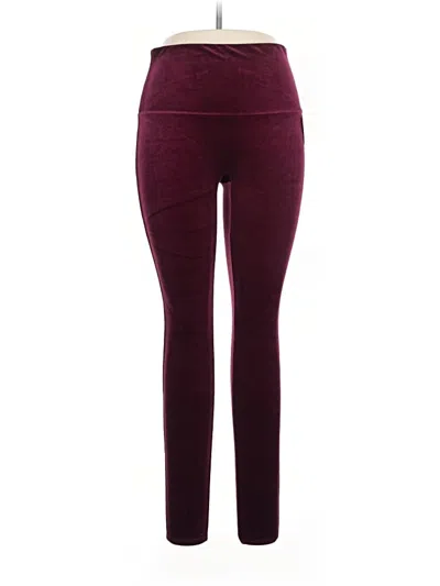 Spanx Casual Pants In Burgundy