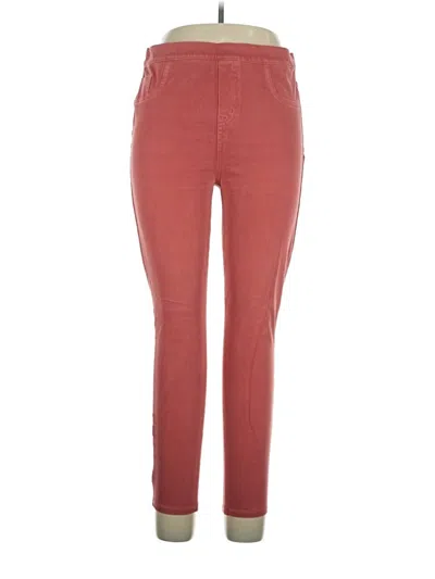 Pre-owned Spanx Casual Pants In Burgundy