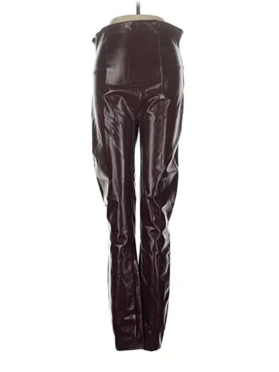 Pre-owned Spanx Casual Pants In Burgundy