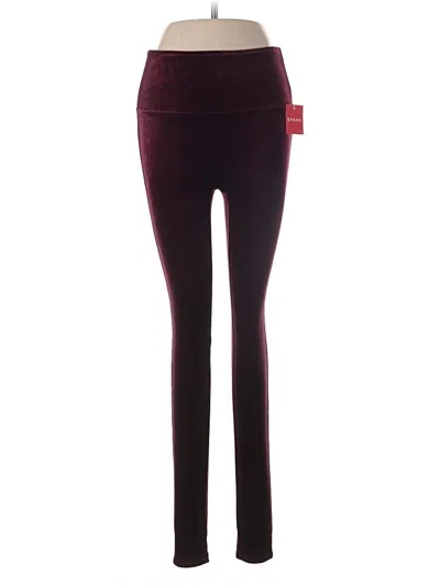 Spanx Casual Pants In Burgundy