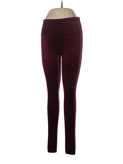 Pre-owned Spanx Casual Pants In Burgundy