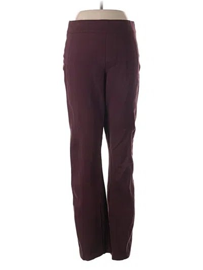 Pre-owned Spanx Casual Pants In Burgundy