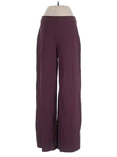 Pre-owned Spanx Casual Pants In Burgundy