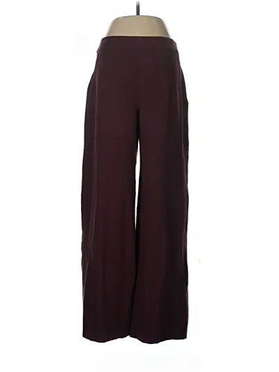 Pre-owned Spanx Casual Pants In Burgundy