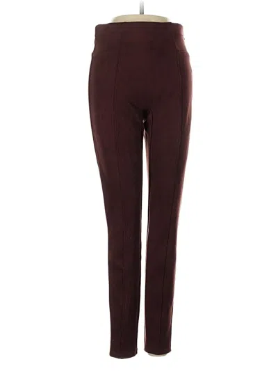 Pre-owned Spanx Casual Pants In Burgundy
