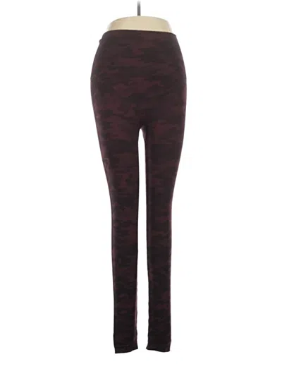 Pre-owned Spanx Casual Pants In Burgundy