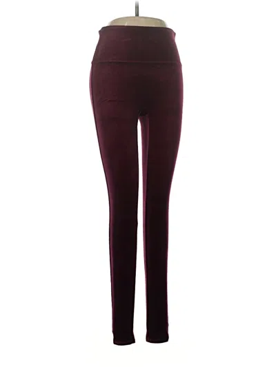 Pre-owned Spanx Casual Pants In Burgundy