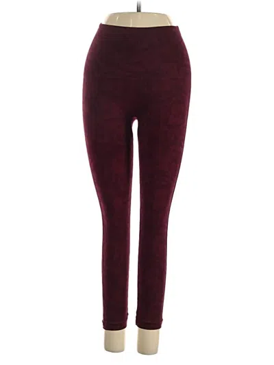 Pre-owned Spanx Casual Pants In Burgundy