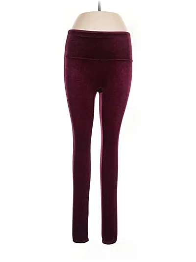 Pre-owned Spanx Casual Pants In Burgundy