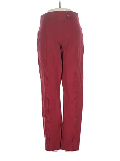 Pre-owned Spanx Casual Pants In Burgundy
