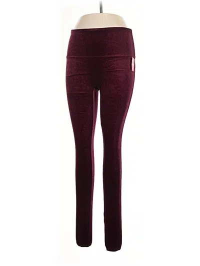 Pre-owned Spanx Casual Pants In Burgundy
