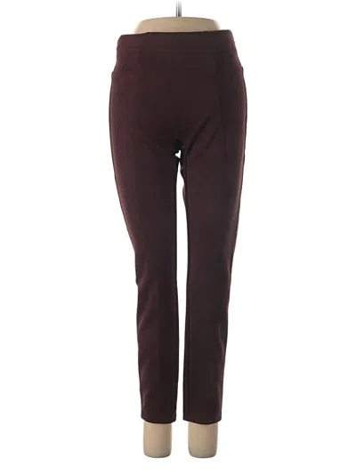 Pre-owned Spanx Casual Pants In Burgundy