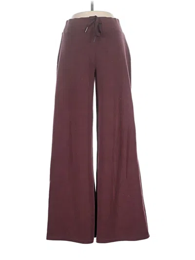 Pre-owned Spanx Casual Pants In Burgundy