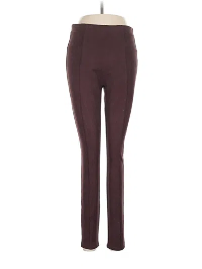 Pre-owned Spanx Casual Pants In Burgundy