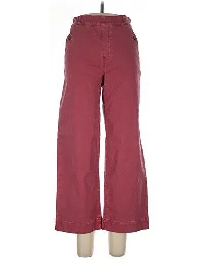 Pre-owned Spanx Casual Pants In Burgundy