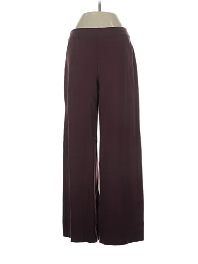 Pre-owned Spanx Casual Pants In Burgundy