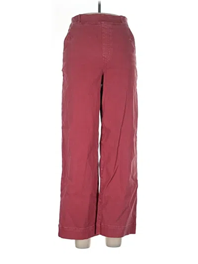 Pre-owned Spanx Casual Pants In Burgundy