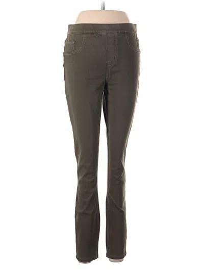 Pre-owned Spanx Casual Pants In Green