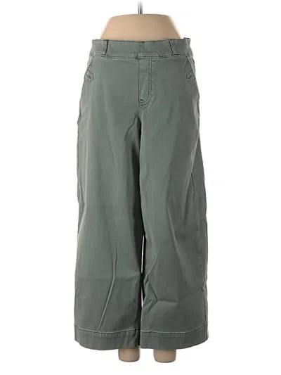 Pre-owned Spanx Casual Pants In Green