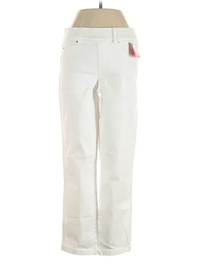 Pre-owned Spanx Casual Pants In White
