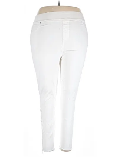 Pre-owned Spanx Casual Pants In White