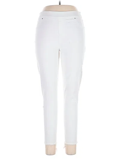 Pre-owned Spanx Casual Pants In White