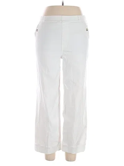 Pre-owned Spanx Casual Pants In White