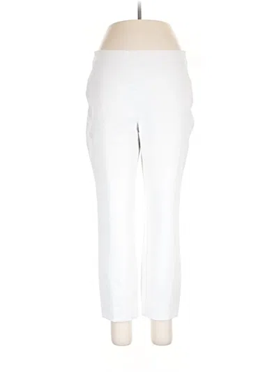 Pre-owned Spanx Casual Pants In White