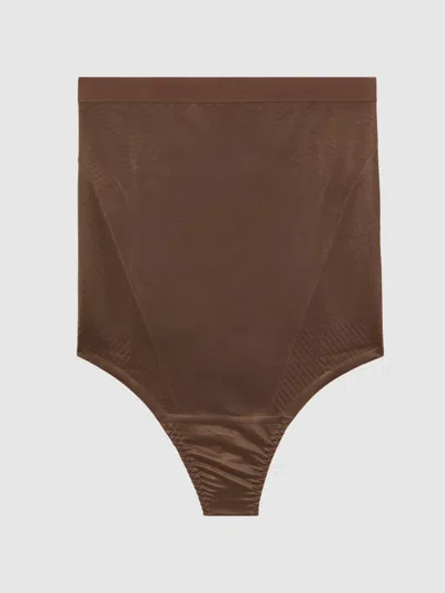 Spanx Chestnut Brown High Waisted Thong