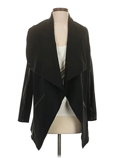 Pre-owned Spanx Coat In Black