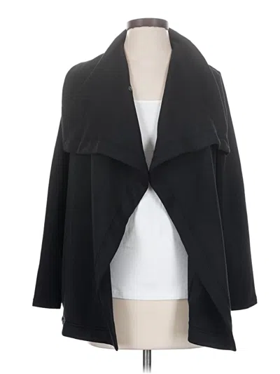 Pre-owned Spanx Coat In Black