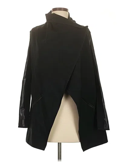 Pre-owned Spanx Coat In Black