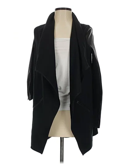 Pre-owned Spanx Coat In Black