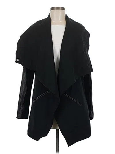 Pre-owned Spanx Coat In Black